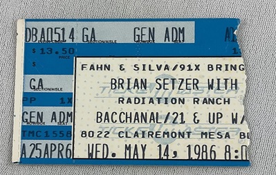 Ticket stub